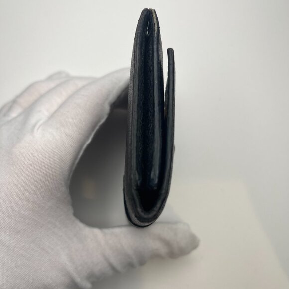 YSL Y Line Compact Wallet  Wallet - Black w/ Gold - Preowned - Picture 3 of 11